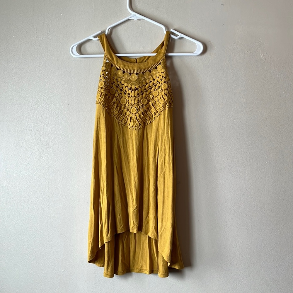Mustard Tank Top